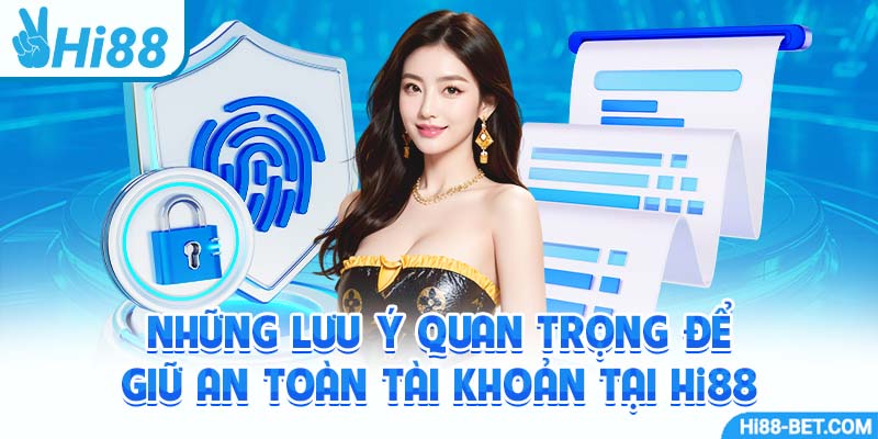 Những Lưu Ý Quan Trọng Để Giữ An Toàn Tài Khoản Tại Hi88