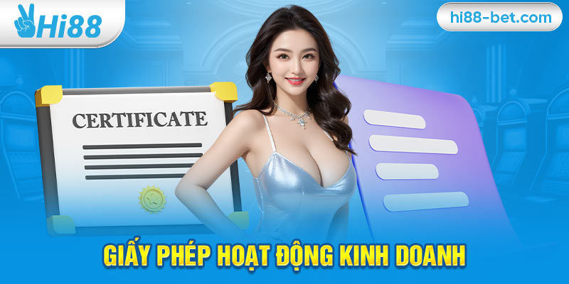 Giấy Phép Hoạt Động Kinh Doanh